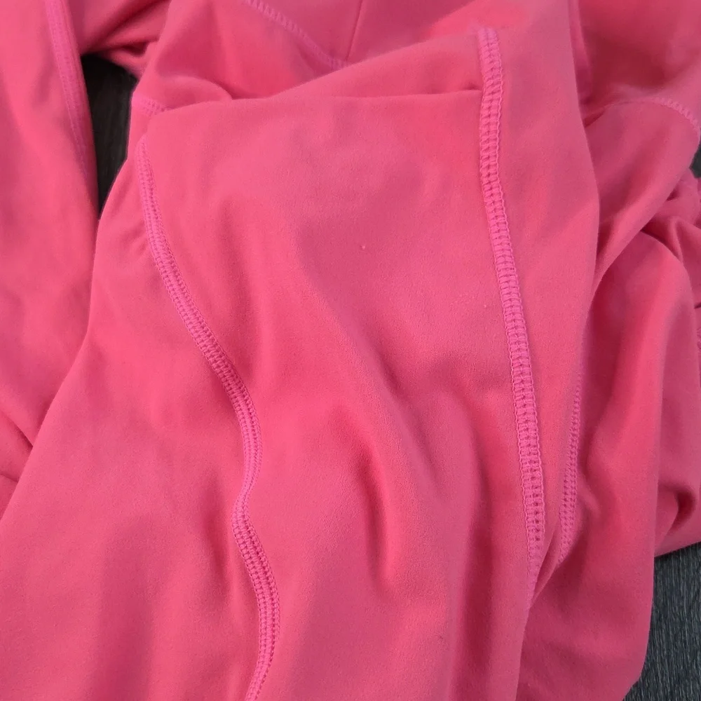 Baleaf Womans Leggings LARGE Hot Pink 80 nylon 20Spandex EUC - Picture 13 of 16